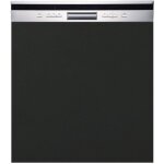 Fa�ade pour lave - vaisselle semi int�grable lovia noir mat l 60 cm