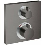 Hansgrohe - ecostat square - robinet thermostatique encastr avec 2 fonctions, noir chrom bross 15714340 ...