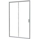 Ondee - ond�e - fa�ade coulissante 160 cm �p. 6 mm acc�s de face coloris chrom� mat - napa