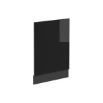 Vicco - faade r - line, noir haute brillance, 45 cm sans plan de travail