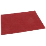 5five simply smart - tapis de cuisine antid�rapant - 40 x 60 - rouge