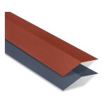 Faîtière double pour tôle tuile bacacier tuile r® coloris: anthracite mat - dimension: 2100 mm longueur ... Faîtière double pour tôle tuile bacacier tuile r® coloris: anthracite mat - dimension: 2100 mm longueur ...