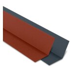 Yousteel - faîtière plate contre mur pour tôle tuile bacacier tuile r® coloris: anthracite mat - dimension: ... Yousteel - faîtière plate contre mur pour tôle tuile bacacier tuile r® coloris: anthracite mat - dimension: ...