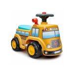 Falk - porteur trotteur school bus - assise ouvrante - volant directionnel - des 12 mois - 100% fabriqu ...