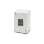 Coffret cache - bornes 4 modules blanc 130x87x63mm sans porte avec rail ik07 ip20 famatel 3454