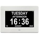 Famille - 7 lcd horloge num�rique calendrier avec date, horloge calendrier avec date, jour et heure horloge ...