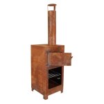 Fancy flames - chauffe - terrasse + four pizza rouill