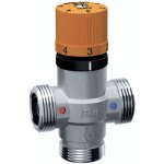 Far rubinetterie - m�langeur thermostatique chrom� pour installations solaires far 3954 1'