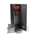 Farmcook - fumoir de jardin berlin 100 cm avec accessoires