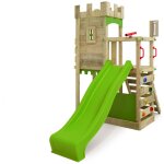 Fatmoose - tour de jeux ch�teau des chevaliers boldbaron avec toboggan und bac � sable, bac � sable int�gr� ...