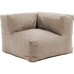 Fauteuil d'angle pour canapé modulable beige - mixi Fauteuil d'angle pour canapé modulable beige - mixi
