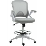 Vinsetto ? fauteuil de bureau r�glable 64l x 60l x 106 - 126h cm ? assise haute pivotante 360� ? maille ...