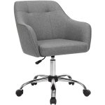 Songmics - fauteuil de bureau, chaise pivotanteconfortable, si�ge ergonomique, r�glable en hauteur, charge ...