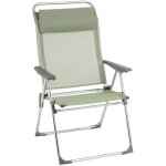 Fauteuil camping et plage pliant - ultra - l�ger - xl - alu cham xl - batyline� iso - vert moss - lafuma ...