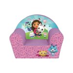 Fauteuil - chaise - bebe - enfant club enfant gabby et la maison magique fun house rose - l. 52 x p. ...