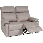 Jamais utilis] fauteuil cinma 2 places hhg 136, fauteuil relax tlviseur canap, accoudoir fonction ...