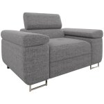 Mobilier1 - fauteuil comfivo eliferu 106, lux 05, 70x134x102cm, tapisserie, pieds: métal, 0 Mobilier1 - fauteuil comfivo eliferu 106, lux 05, 70x134x102cm, tapisserie, pieds: métal, 0