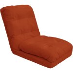 Deco arts - fauteuil convertible avec dossier r�glable � 6 positions terracotta
