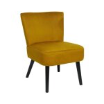 Fauteuil crapaud  giulia  76cm jaune