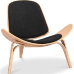 Privatefloor - fauteuil design - fauteuil scandinave - revtement en tissu - lucy noir