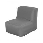 Proloisirs - fauteuil de dtente gonflable balloon en pvc - gris