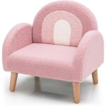 Fauteuil pour enfants en peluche teddy et Éponge, canapé avec dossier et accoudoirs confortables, pour ... Fauteuil pour enfants en peluche teddy et Éponge, canapé avec dossier et accoudoirs confortables, pour ...