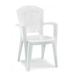 Scab - fauteuil d'ext�rieur en r�sine blanc super �l�gant design pz 1