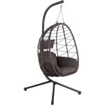 Fauteuil hamac avec châssis marron fauteuil ergonomique avec coussins et rembourrage d'assise de siège ... Fauteuil hamac avec châssis marron fauteuil ergonomique avec coussins et rembourrage d'assise de siège ...