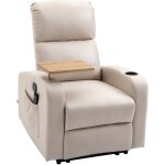 Mh - fauteuil inclinable électrique massant jodie beige Mh - fauteuil inclinable électrique massant jodie beige