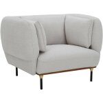 Fauteuil ise gris souris - atmosphera crateur d'intrieur