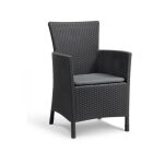 Fauteuil de jardin allibert by keter - iowa - en résine imitation rotin tressé - coloris : gris graphite ... Fauteuil de jardin allibert by keter - iowa - en résine imitation rotin tressé - coloris : gris graphite ...