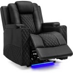 Comhoma - fauteuil eclairage led sofa chssis home theater shake rotating recliner sofa with 2 porte ...