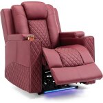 Comhoma - fauteuil eclairage led sofa chssis home theater shake rotating recliner sofa with 2 porte ...