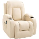 Fauteuil de massage et relaxation lectrique chauffant inclinable manuellement repose - pied tlcommande ...