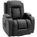 Fauteuil de massage et relaxation lectrique chauffant inclinable manuellement repose - pied tlcommande ...