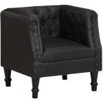 Fauteuil noir cuir v�ritable vidaxl