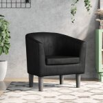 Fauteuil noir similicuir vidaxl