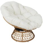Fauteuil papasan polyrotin rotatif. loveuse outdoor / indoor �96cm