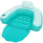 Fauteuil de piscine gonflable bestway comfort plush 145 x 120 cm