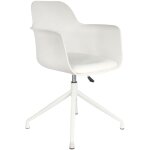 Fauteuil pivotant chicago blanc - lot de 2 Fauteuil pivotant chicago blanc - lot de 2