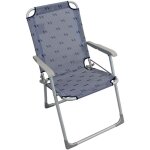 Fauteuil pliant du jardin avec structure en aluminium et accoudoirs sena