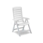 Fauteuil en r�sine pliable cleopatra blanc 1125 scab