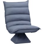 Homcom - fauteuil relax grand confort pivotant inclinaison réglable 5 niv. épais garnissage mousse haute ... Homcom - fauteuil relax grand confort pivotant inclinaison réglable 5 niv. épais garnissage mousse haute ...