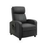 Mh - fauteuil de relaxation massant enzo noir Mh - fauteuil de relaxation massant enzo noir