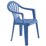 Fauteuil en résine bleu pour enfants Fauteuil en résine bleu pour enfants