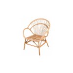 Fauteuil en rotin indie - naturel - rotin - l 69 x p 64. 5 x h 87 cm - livraison gratuite