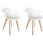 Fauteuil scandinave enfant blanc