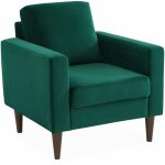 Fauteuil scandinave en velours vert anglais - bjorn - canapé 1 place fixe droit pieds bois d'hévéa effet ... Fauteuil scandinave en velours vert anglais - bjorn - canapé 1 place fixe droit pieds bois d'hévéa effet ...