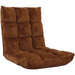 Hhg - fauteuil de sol 904, fauteuil de relaxation coussin de sol fauteuil pliant 6 positions de relaxation, ...