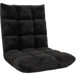 Hhg - fauteuil de sol 904, fauteuil de relaxation coussin de sol fauteuil pliant 6 positions de relaxation, ...